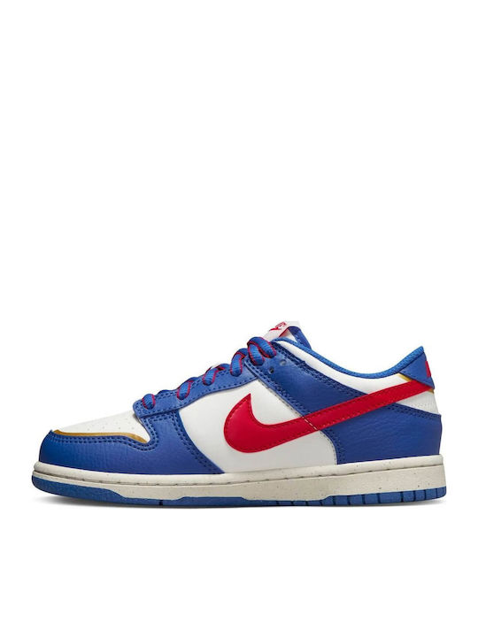 Dunk Low Детски Спортни Обувки Running с Връзки Бели