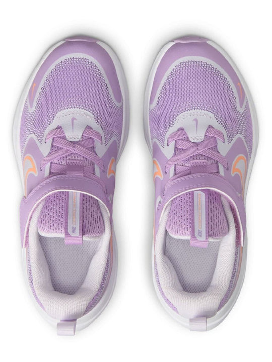 Cosmic Runner Kids Sports Shoes Running with Hoop & Loop Closure Lilac