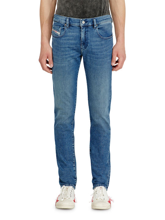 2019 D-strukt Men's Jeans Pants Slim Fit Blue