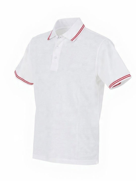 JRC Ανδρικό Διαφημιστικό T-shirt Κοντομάνικο White/orange JRC Ανδρικό Διαφημιστικό T-shirt Κοντομάνικο White/orange