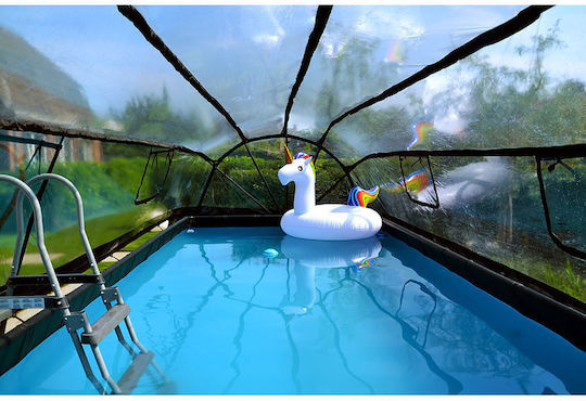 Exit Toys Piscină PVC cu cadru metalic 540x250x100cm Neagră