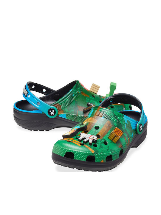 Crocs Minecraft Classic Clog Holzschuhe Grüne