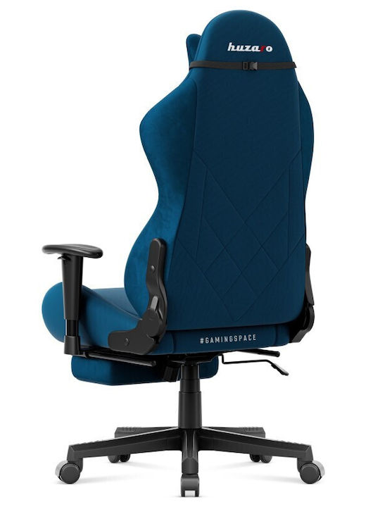 Huzaro Force 5.7 Fabric Gaming Chair with RGB Lighting and Footstool Blue