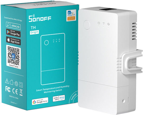 Sonoff Smart Elektrische Messgeräte Thermostat Feuchtigkeitskontrolle Thr320 Wi-fi 20a