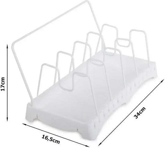 Verk Group Sink Strainer Plastic White 34x16.5x17cm