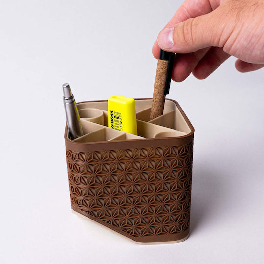 Kumiko Original 2-Wege Büro-Organisator Braun