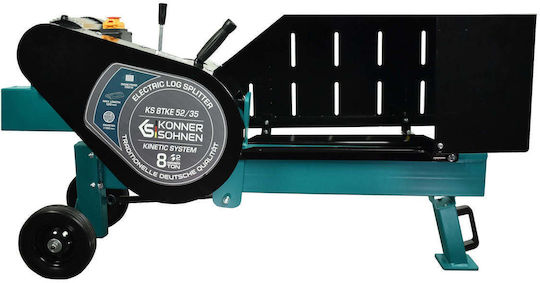 Könner & Söhnen 8TKE Хоризонтален дялител на дърва Електрически 2000W със сила на рязане 8Т