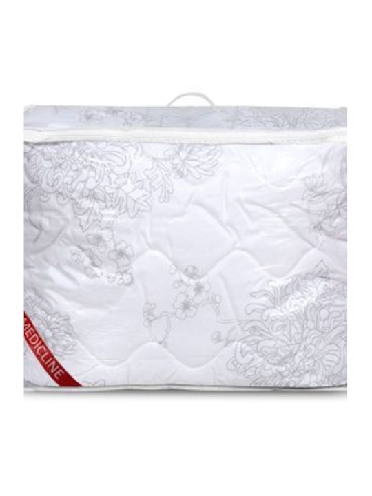 AIO Factory Πάπλωμα Μονό με Γέμιση Microfiber 160x200εκ. Γκρι