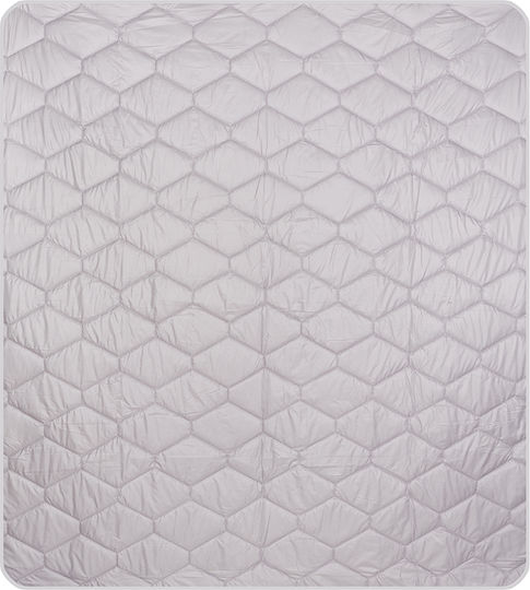 Pătură Dublă Cu Umplere Microfibra 200x210cm Gri 300 GSM