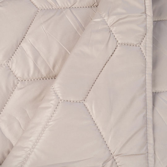 Πάπλωμα Μονό με Γέμιση Microfiber 150x210εκ. Gray Taupe 300 GSM