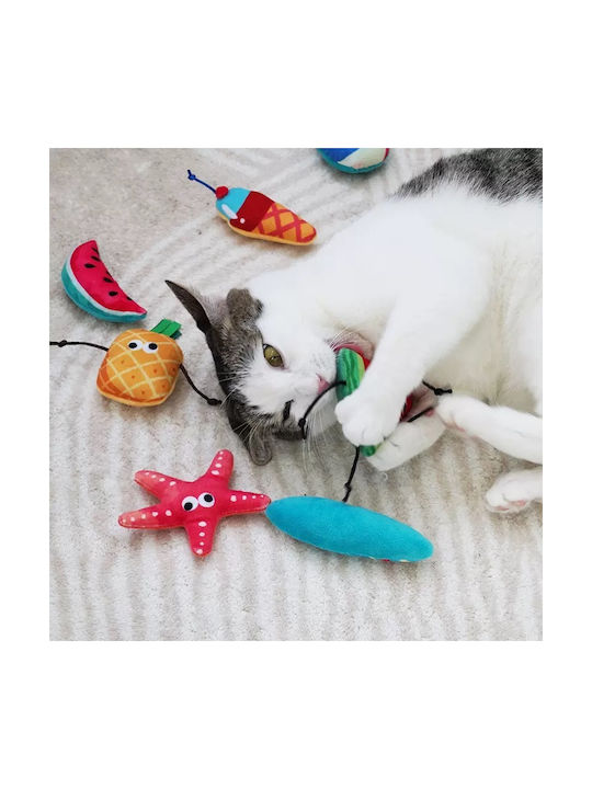 Плюшени Котешки Играчки Tropical Treats Комплект Ананас И Сладоледена Фунийка