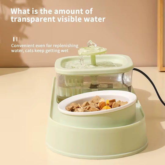 Pet's Choice Automatischer Keramik Bewässerer / Brunnen für Hund & Katze mit Gestell 1.25lt in Grau Farbe