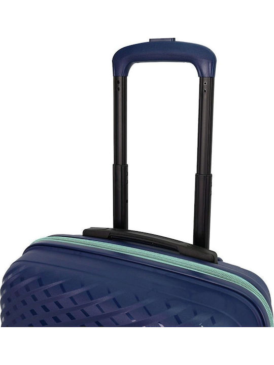 Paulter Cabin Hard Blue Travel Suitcase Height 55cm