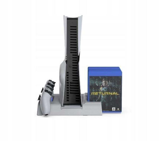 Yaxo Ladestation Für PS5 / PS5 Slim Weiße