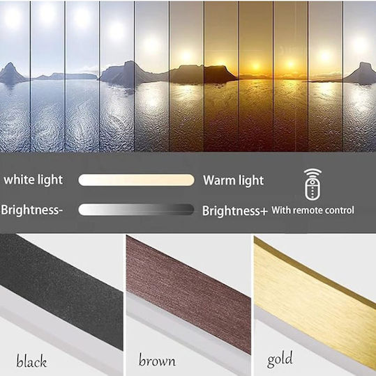 Jiju LED Smart Lumini Suspendate Negru
