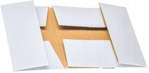 Verpackungskarton Weiß P25 x B20 x H8cm