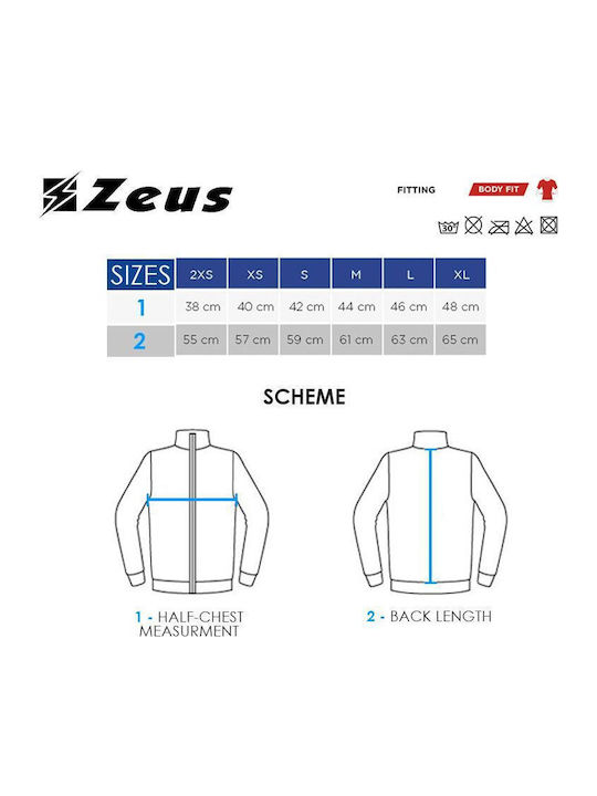 Zeus Fisiko Мъжка термоизолационна риза с дълъг ръкав Compression Оранжева