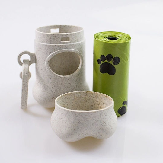 Case of Dog Excrement Bags Bone Grey