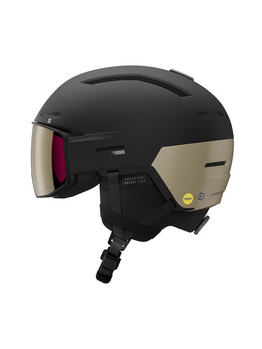 Salomon Herren Ski- und Snowboardhelm in Schwarz Farbe Salomon Herren Ski- und Snowboardhelm in Schwarz Farbe