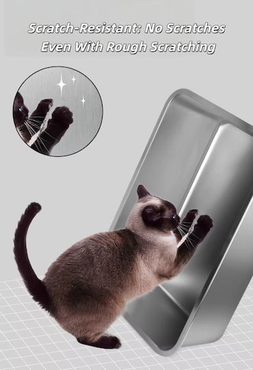 Pet's Choice Closed Grey Cat Toilet L60 x W40 x H43cm