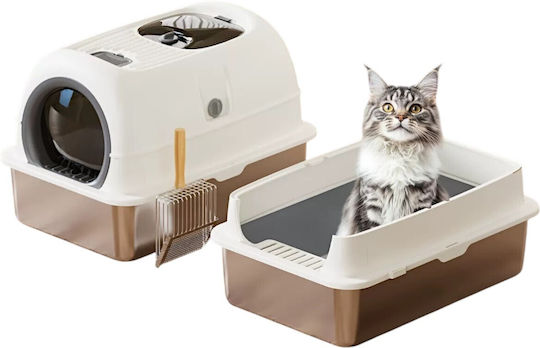 Pet's Choice Closed White Cat Toilet L60 x W40 x H40cm