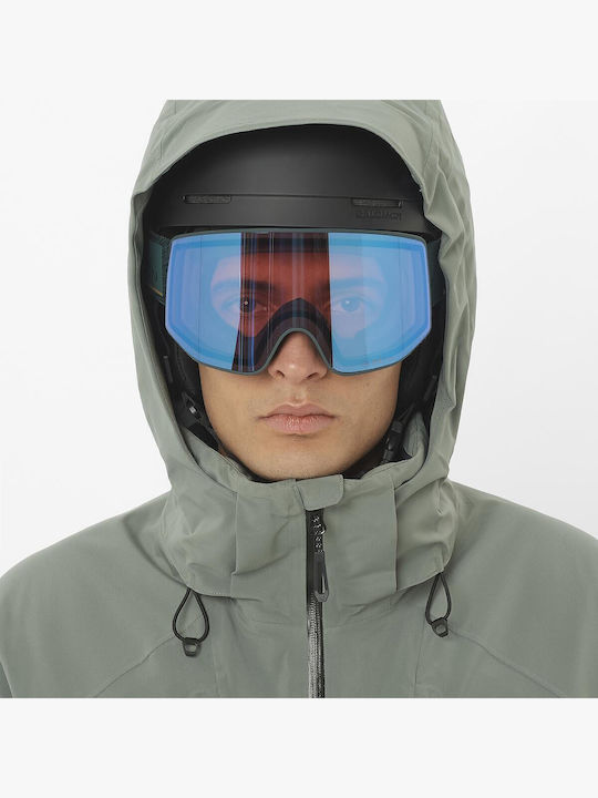 Salomon Brilliant LC2635200 Мъжко Яке за Ски & Snowboard Зелен