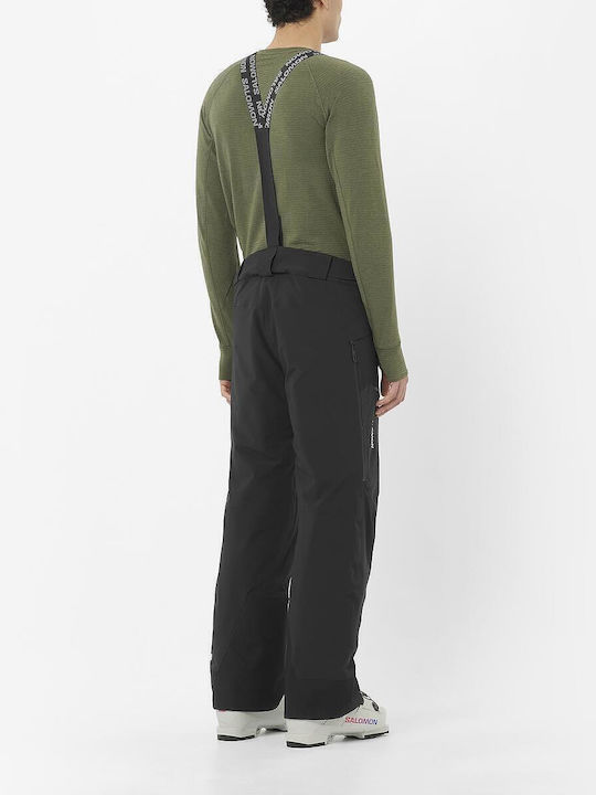 Salomon LC2637800 Pantaloni de schi și snowboard pentru bărbați Negri Salomon LC2637800 Pantaloni de schi și snowboard pentru bărbați Negri