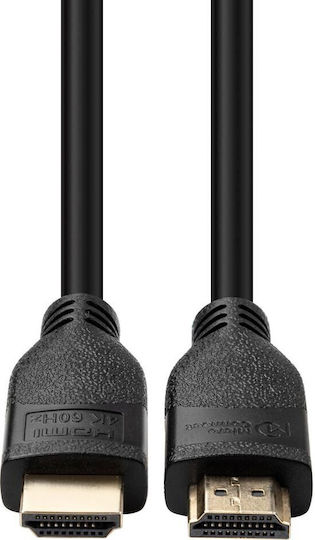 Microconnect Cable HDMI male - HDMI male 5m Μαύρο