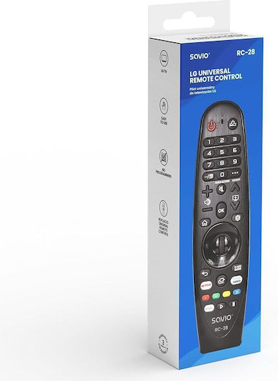 Savio Universal Τηλεχειριστήριο για Τηλεοράσεις LG