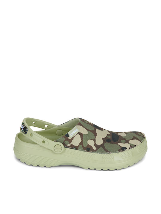 Crocs Classic Damen Holzschuhe Grüne