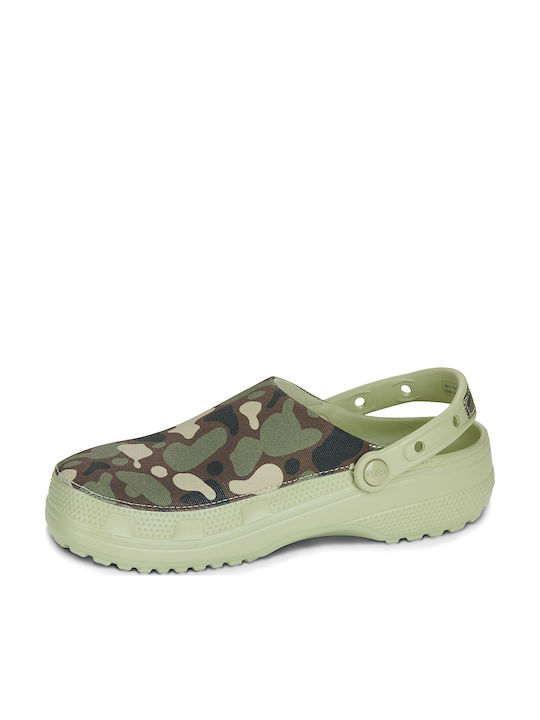 Crocs Classic Damen Holzschuhe Grüne