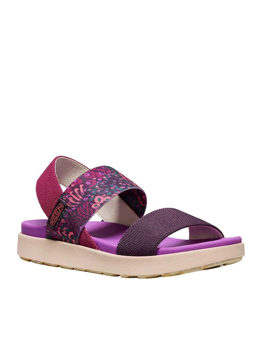 Elle Γυναικεία Σανδάλια Sporty Μωβ