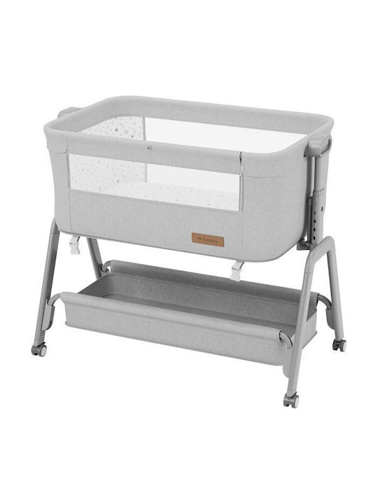 Tulano Baby Cradle-Playpen with Mattress and Wheels Grey Tulano Baby Cradle-Playpen with Mattress and Wheels Grey