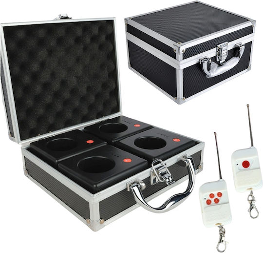 Suprimo Sl4 Wireless System Remote Firing Spark Fountains 4 Receivers Case 2 Remotes