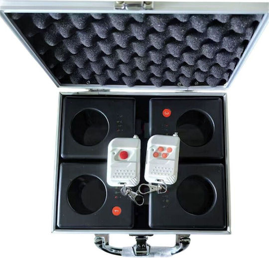 Suprimo Sl4 Wireless System Remote Firing Spark Fountains 4 Receivers Case 2 Remotes