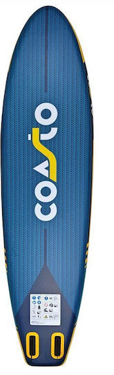Wattsup Coasto Flip 10'5 Inflatable SUP Board with Length 3.17m Blue