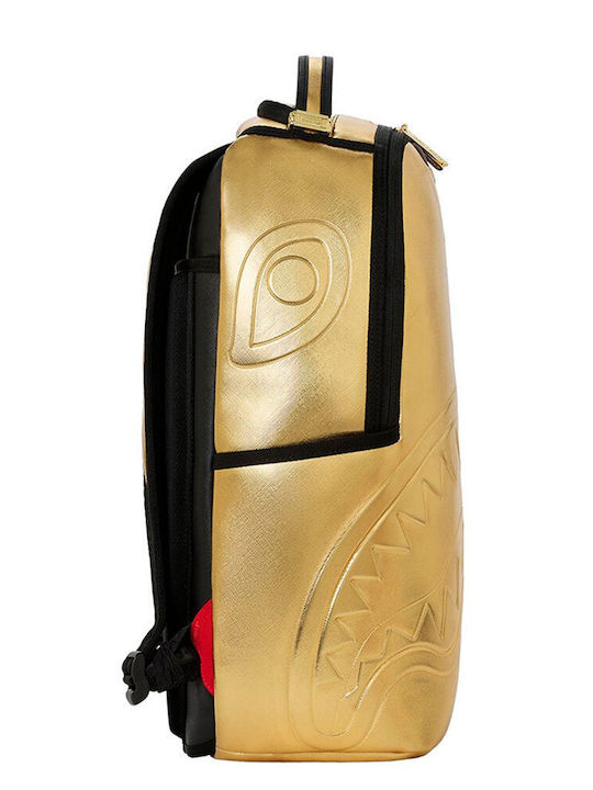 Sprayground Sharks In Paris Schulranzen Rucksack Gold Drip