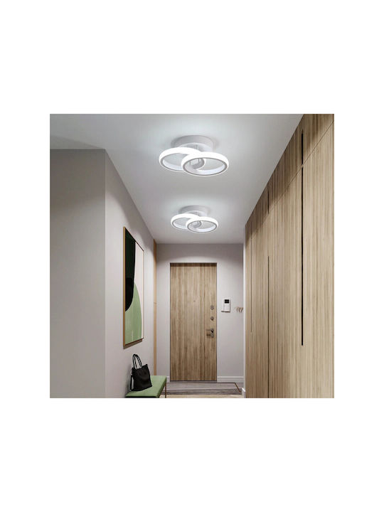 Jiju Plafonieră de tavan 25 cm cu LED integrat