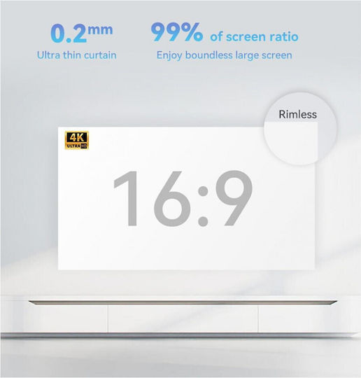 Ecran de Proiecție pentru Projector de Perete / 100"