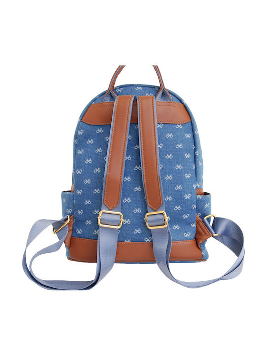 Women's Blue Backpack Bag