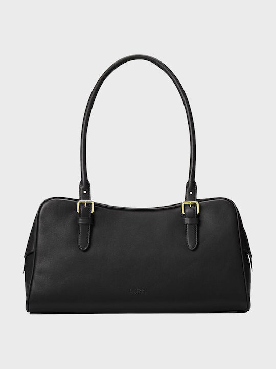 Lauren Leather Women's Shoulder Bag Black