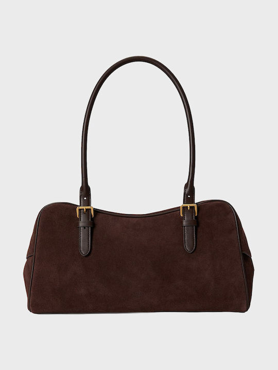 Lauren Leather Women's Shoulder Bag Brown
