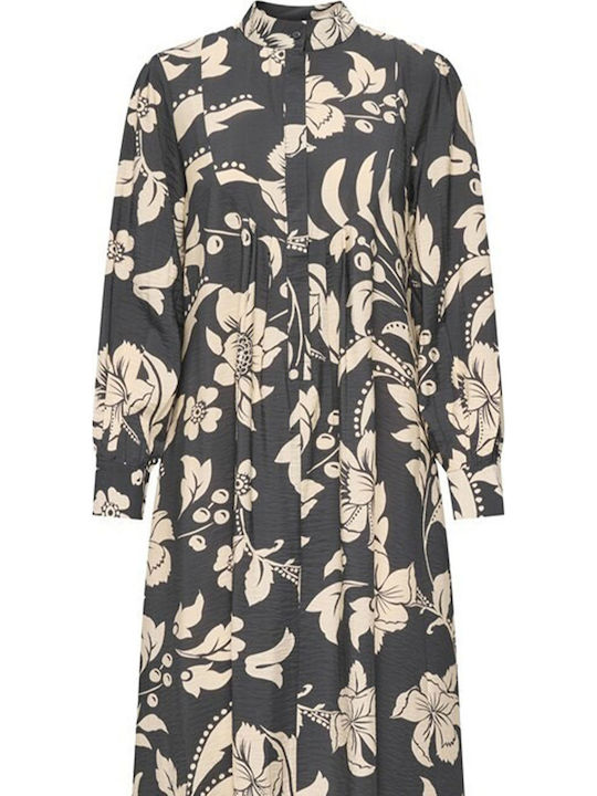 Rochii De Vară Pentru Femei Maxi Rochie-Cămașă Cremă