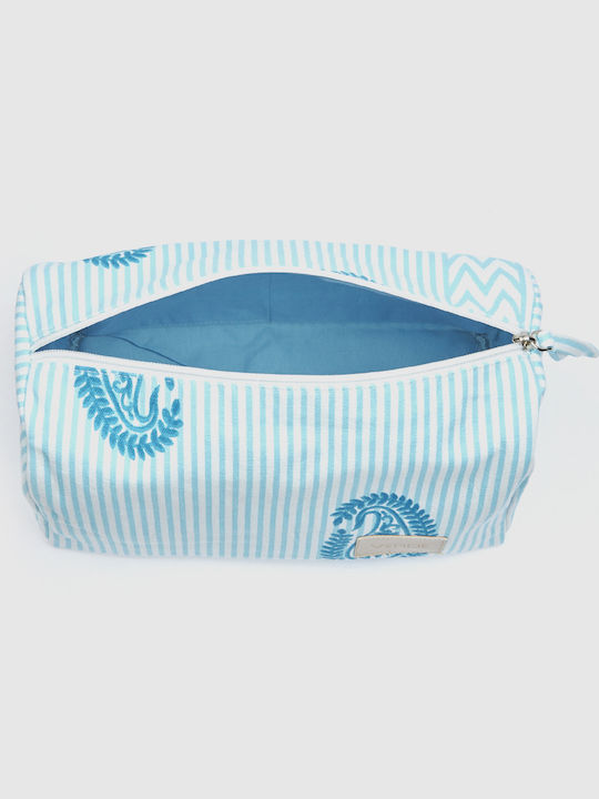 Verde Women's Toiletry Bag 07-0394 Light Blue