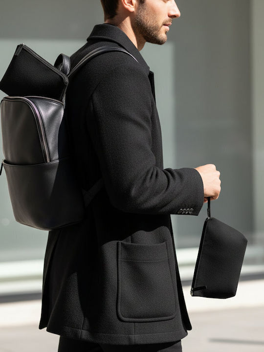 Toiletry Bag Bg724 Bagbase Felt Accessory Bag Black
