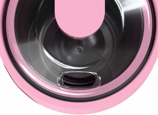 Estia Lens Save The Aegean Чаша Термос Неръждаема стомана Без BPA 360ml Blush Pop с Сламка