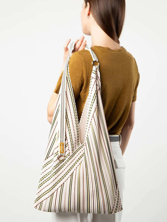 Τσάντα Pleated Y Bag Zoe Recycled Polyester 30 X 60 Cm