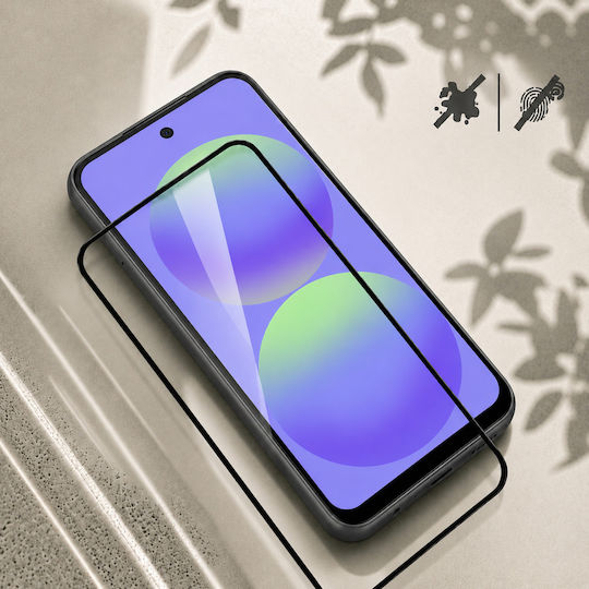 3mk Комплект 2 Закалени Стъкла Galaxy A36 Апликатор Рамка Черен Прозрачен