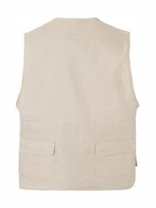 About Basics Männer Sicherheitsweste Beige