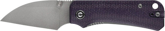 Civivi Taschenmesser Lila mit Scheide